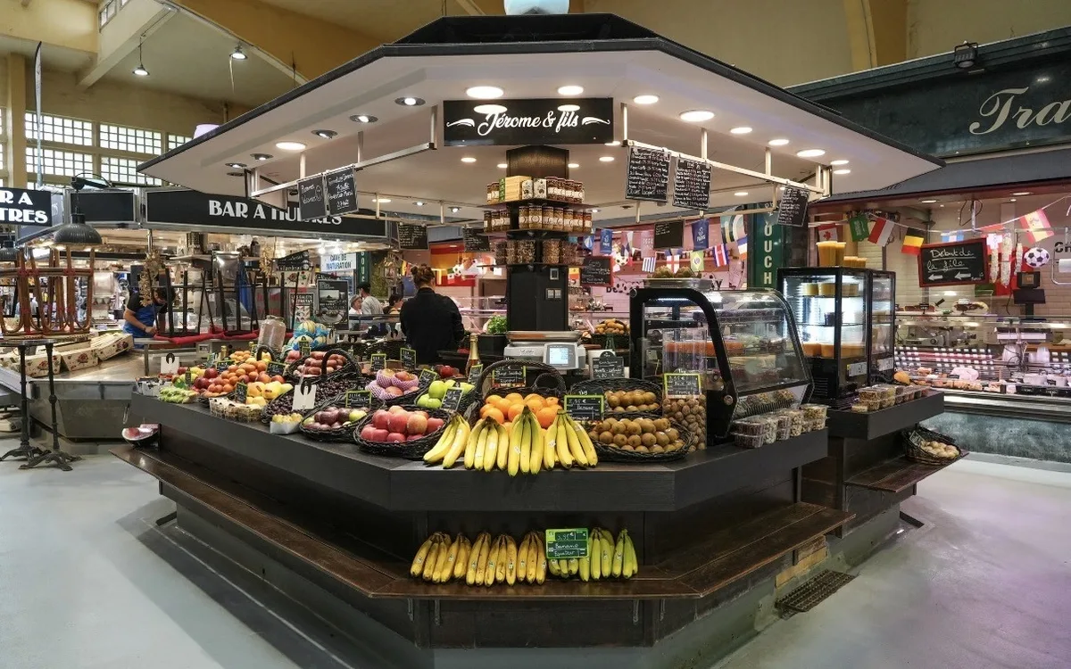 Les commerces du marché